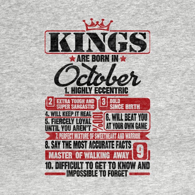 Kings Are Born In October by SilverTee